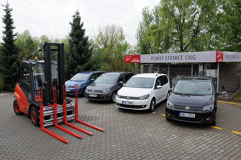 Linde Material Handling hlásí tři miliony km s CNG